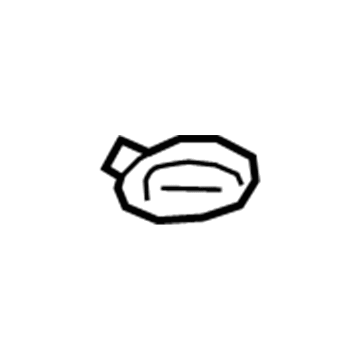 GM 95214250 Upper Quarter Trim Cover