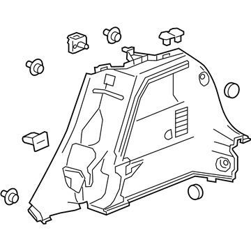 GM 94536138 Lower Quarter Trim