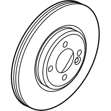 BMW 34-11-9-811-537 Brake Disc, Ventilated