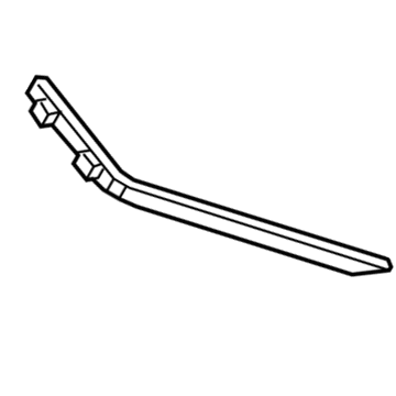 Acura 71598-TZ3-A00 Spacer Left, Rear Bumper S