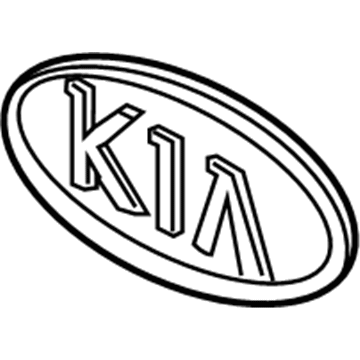 Kia 86320B2100 Kia Sub-Logo Assembly