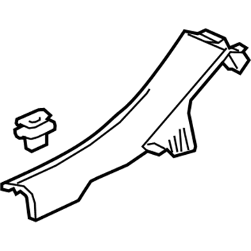 GM 39137926 Rear Sill Plate