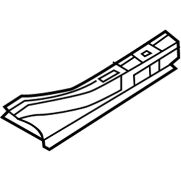 Nissan 76312-1JA0A Rail-Side Roof RH