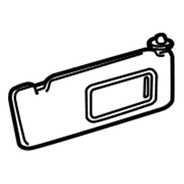 Toyota 74310-35870-B0 Sunvisor