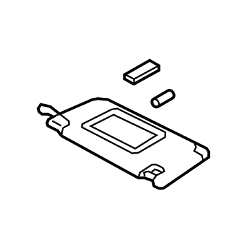 Acura 83230-TYA-A01ZA Sunvisor R (Alluring Ecru)