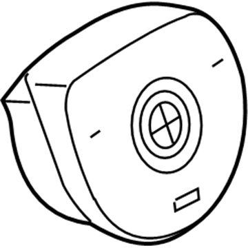 BMW 32-30-6-884-672 Airbag Module, Driver'S Side