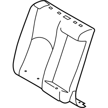 Lexus 71077-76600-A5 Rear Seat Cover Sub-Assembly