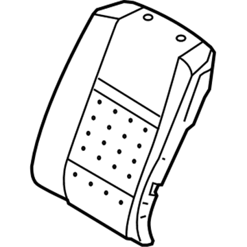 BMW 52-10-7-161-875 Backrest Upholstery