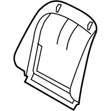 BMW 52-10-7-220-842 Rear Panel, Leather