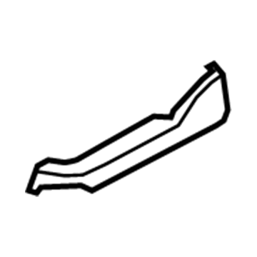BMW 52-10-7-162-223 Finisher, Upper Rail, Exterior, Left