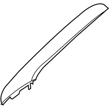 Ford 9S4Z-5403598-AB Weatherstrip Pillar Trim