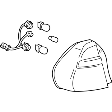 GM 15868493 Tail Lamp Assembly