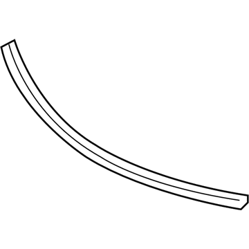 Kia 0K55256761 Weatherstrip-Cowl Seal