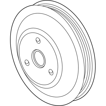 GM 12668424 PULLEY-W/PMP