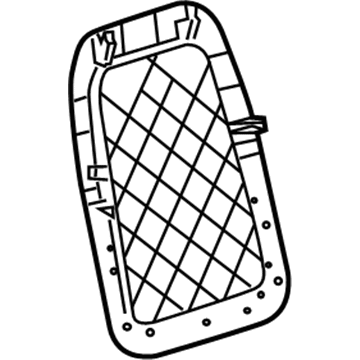 GM 22789373 Seat Back Panel
