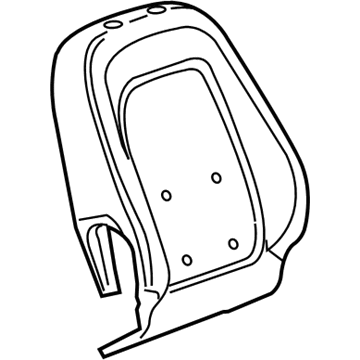 GM 22789383 Seat Back Pad