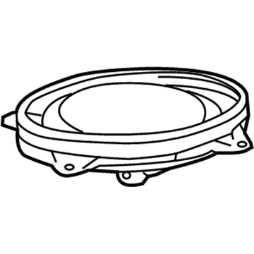 Toyota 86160-06450 Package Tray Speaker