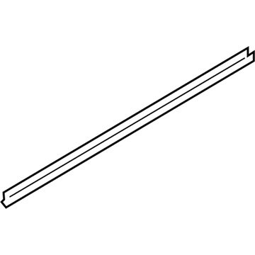 Hyundai 83231-3S000 Weatherstrip-Rear Door Belt Inside LH
