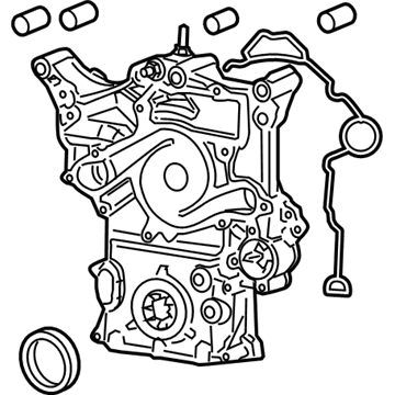 Mopar 4893128AH Cover-Chain Case