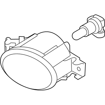 Infiniti 26155-8993A Lamp Fog RH