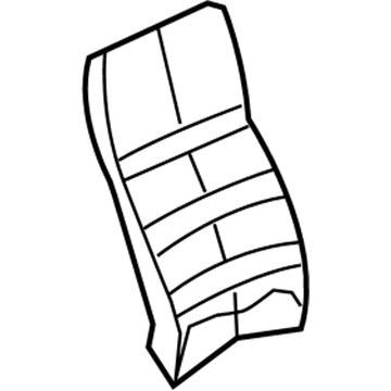 GM 19330714 Pad Asm, Driver Seat Back<See Guide/Contact Bfo>