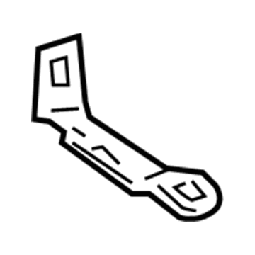 Lexus 53851-30080 Pad, Front Wheel Opening Extension, RH