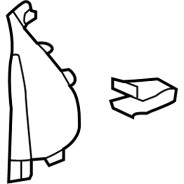 Toyota 55317-74010-C0 Side Cover