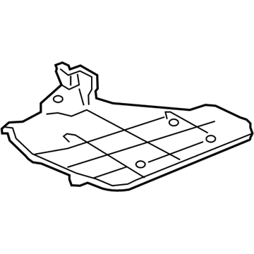 Honda 74520-T2F-A00 Cover Assy., R. Middle Floor (Lower)