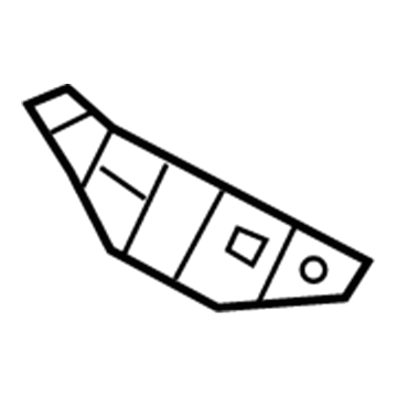 Lexus 52535-0E023 RETAINER, Front Bumper