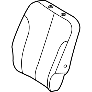 Kia 893604D120CS2 Rear Seat Back Covering Assembly