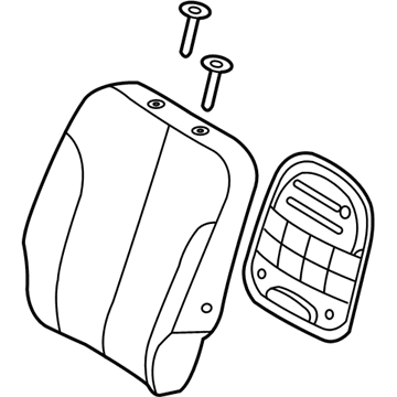 Kia 893004D120CS2 Back Assembly-Rear 2ND Seat