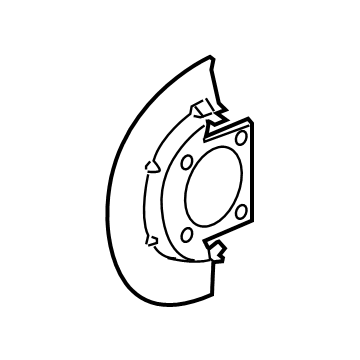 GM 84080137 Splash Shield