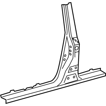 Lexus 61311-30260 Pillar, Center Body, Outer RH