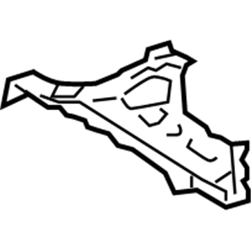 Lexus 61015-30060 Gusset, Front Body Pillar, Lower RH