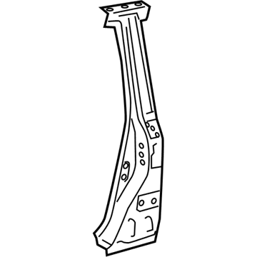 Lexus 61038-30100 Reinforcement Sub-Assy, Center Body Pillar, LH