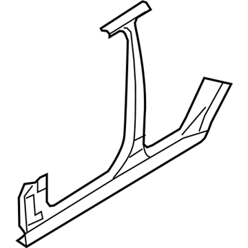 BMW 41-21-7-182-727 Side Frame, Exterior, Left