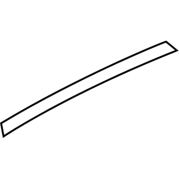 Hyundai 86382-D3000 Black Tape-Rear Door Frame Upper, LH