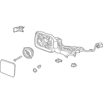 Ford M2DZ-17682-C MIRROR ASY - REAR VIEW OUTER