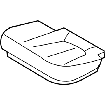 Hyundai 89150-0W500 Pad Assembly-2ND Seat Cushion, LH