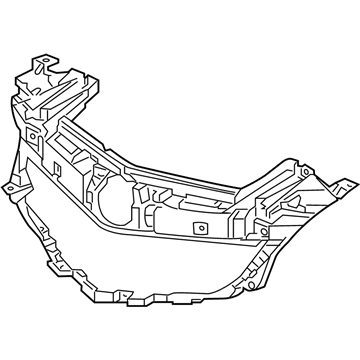 Acura 75101-STX-A01 Base, Front Grille