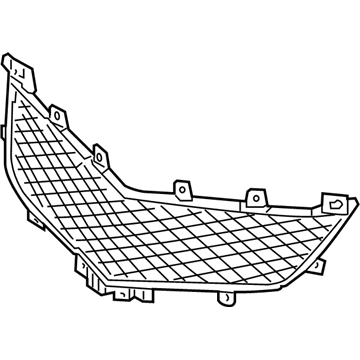Acura 75115-STX-A01 Garnish, L Grille