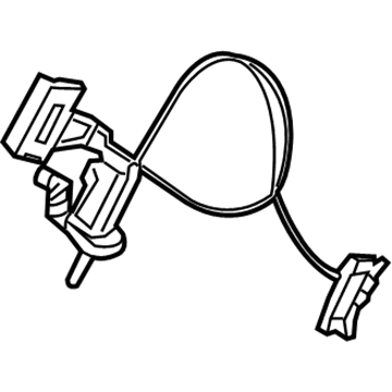 BMW 52-10-7-309-651 Motor, Backrest Width Adjustment, Left