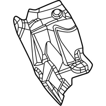 Mopar 68069893AG Shield-Toe Pan