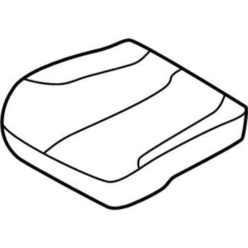 Nissan 87370-5Y660 Trim Assy-Front Seat Cushion