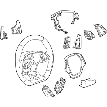 GM 84097150 Steering Wheel