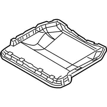 Mopar 68105127AA Frame-Front Seat Cushion