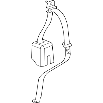 Mopar 5KC651DVAD Rear Outer Seat Belt