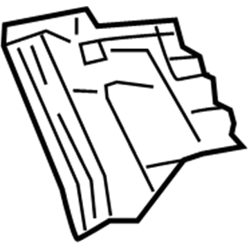Toyota 57432-52010 Reinforce Plate