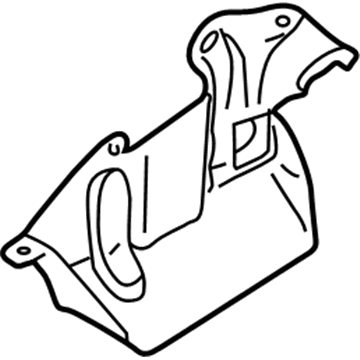 Nissan 64838-40U00 Cover-Splash, Hoodledge RH