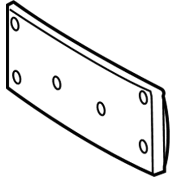 BMW 51-11-7-294-678 Licence Plate Base